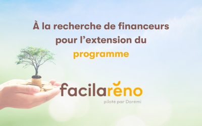 PROGRAMME « Facilaréno2 » porté par l’Institut négaWatt : appel à financement pour 13,7 millions d’euros (1,958 TWhcumac)